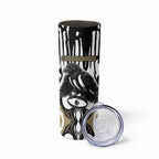 Custom Collingwood Black Skinny Tumbler Unique Style