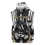 Custom Collingwood Black Sleeveless Hoodie Unique Style