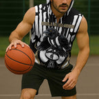 Custom Collingwood Black Sleeveless Zip Hoodie Unique Style