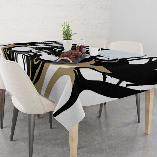 Collingwood Black Tablecloth Unique Style