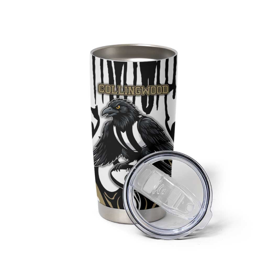 Custom Collingwood Black Tumbler Cup Unique Style