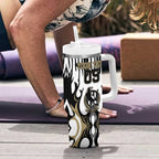 Custom Collingwood Black Tumbler With Handle Unique Style