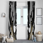 Collingwood Black Window Curtain Unique Style