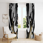 Collingwood Black Window Curtain Unique Style