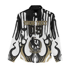 Custom Collingwood Black Women Casual Shirt Unique Style