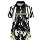 Custom Collingwood Black Women Polo Shirt Unique Style
