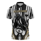 Custom Collingwood Black Zipper Polo Shirt Unique Style