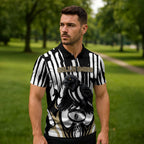 Custom Collingwood Black Zipper Polo Shirt Unique Style