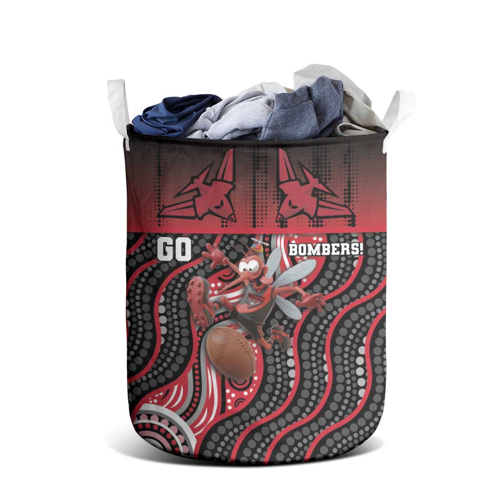 Essendon Go Bombers Laundry Basket Don The Sash