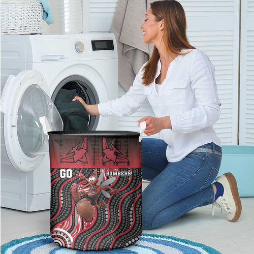 Essendon Go Bombers Laundry Basket Don The Sash