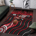 Essendon Go Bombers Area Rug Don The Sash