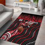Essendon Go Bombers Area Rug Don The Sash