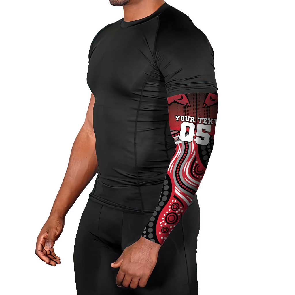 Custom Essendon Go Bombers Arm Sleeves Don The Sash