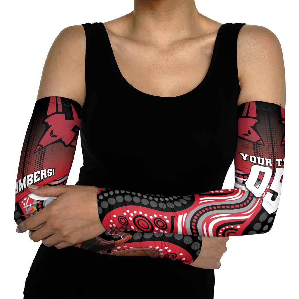 Custom Essendon Go Bombers Arm Sleeves Don The Sash