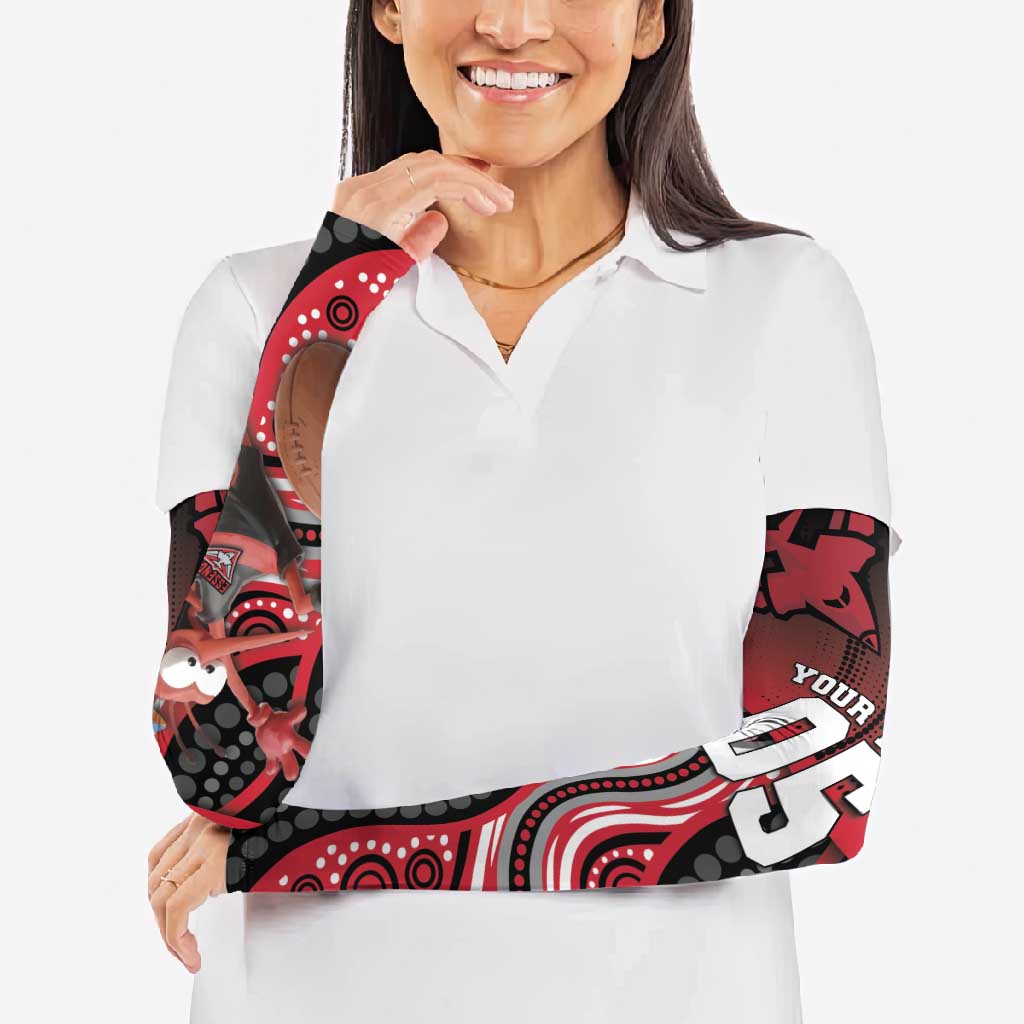 Custom Essendon Go Bombers Arm Sleeves Don The Sash