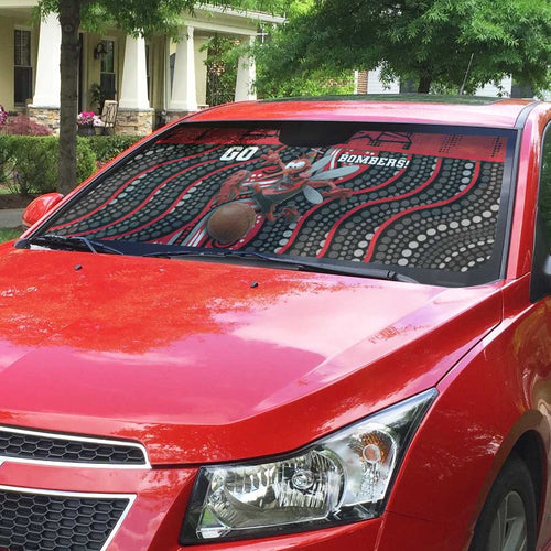 Essendon Go Bombers Auto Sun Shade Don The Sash