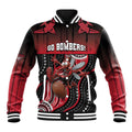 Custom Essendon Go Bombers Baseball Jacket Don The Sash