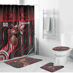 Essendon Go Bombers Bathroom Set Don The Sash