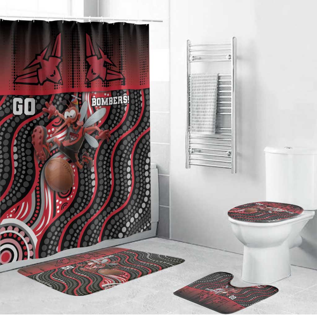 Essendon Go Bombers Bathroom Set Don The Sash