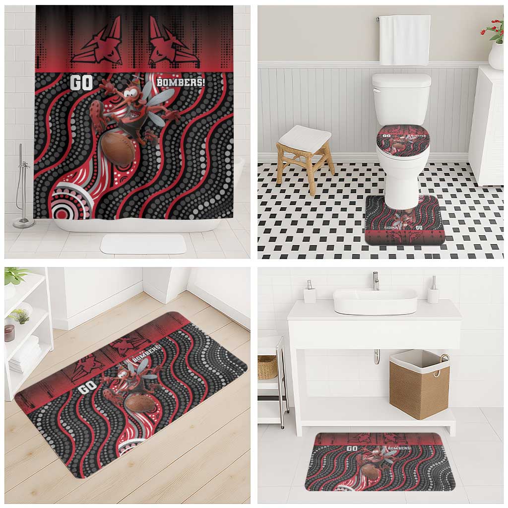 Essendon Go Bombers Bathroom Set Don The Sash