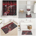 Essendon Go Bombers Bathroom Set Don The Sash