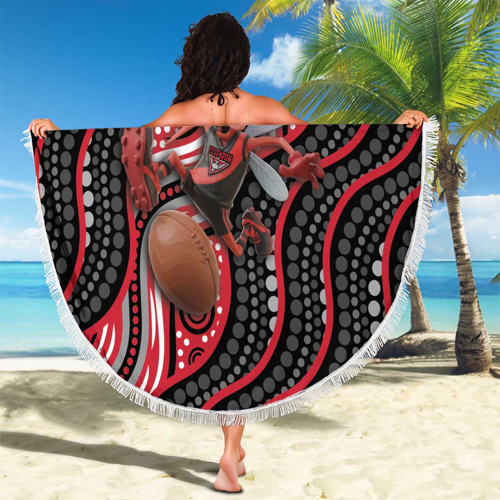 Essendon Go Bombers Beach Blanket Don The Sash