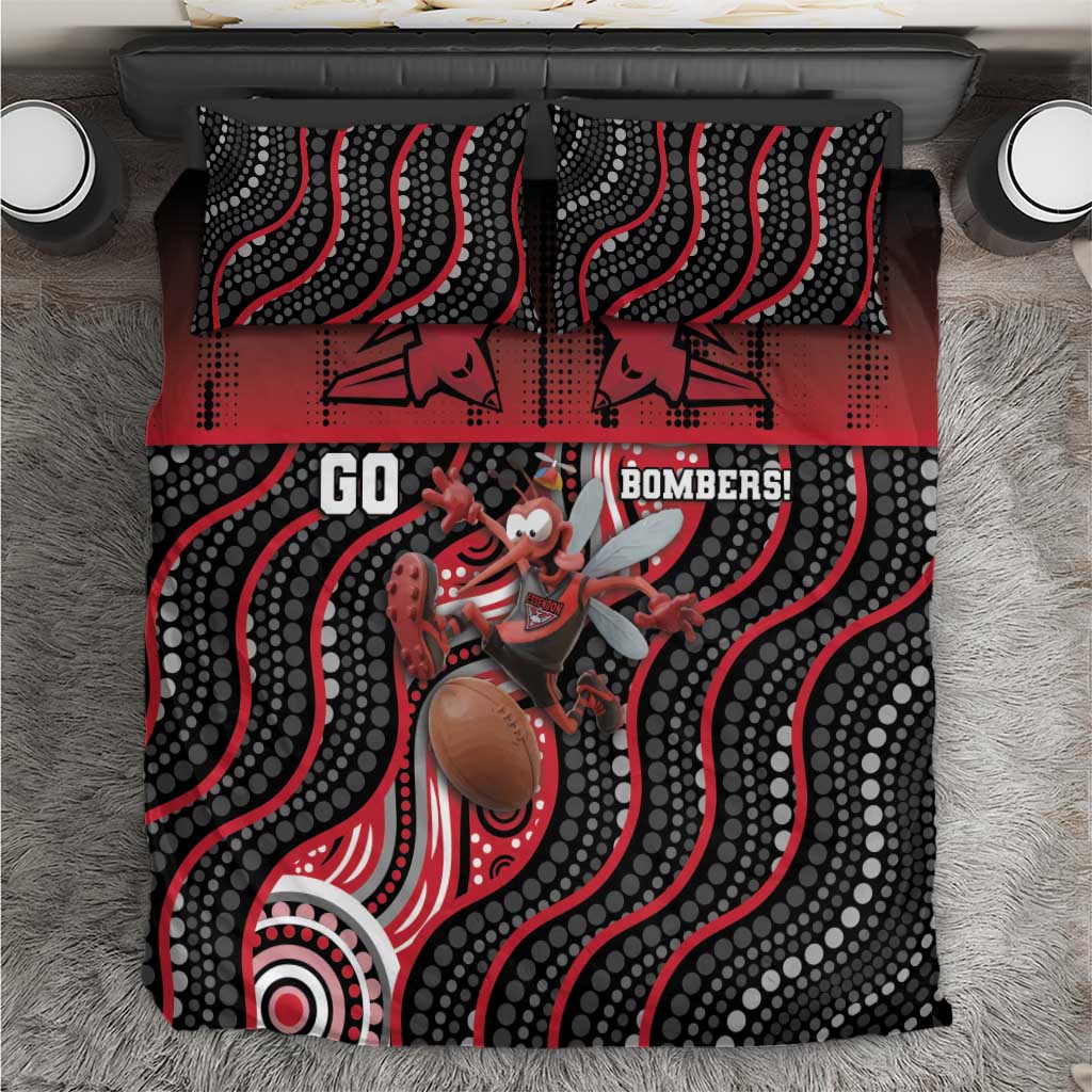Essendon Go Bombers Bedding Set Don The Sash