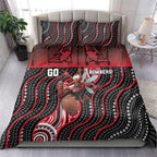 Essendon Go Bombers Bedding Set Don The Sash