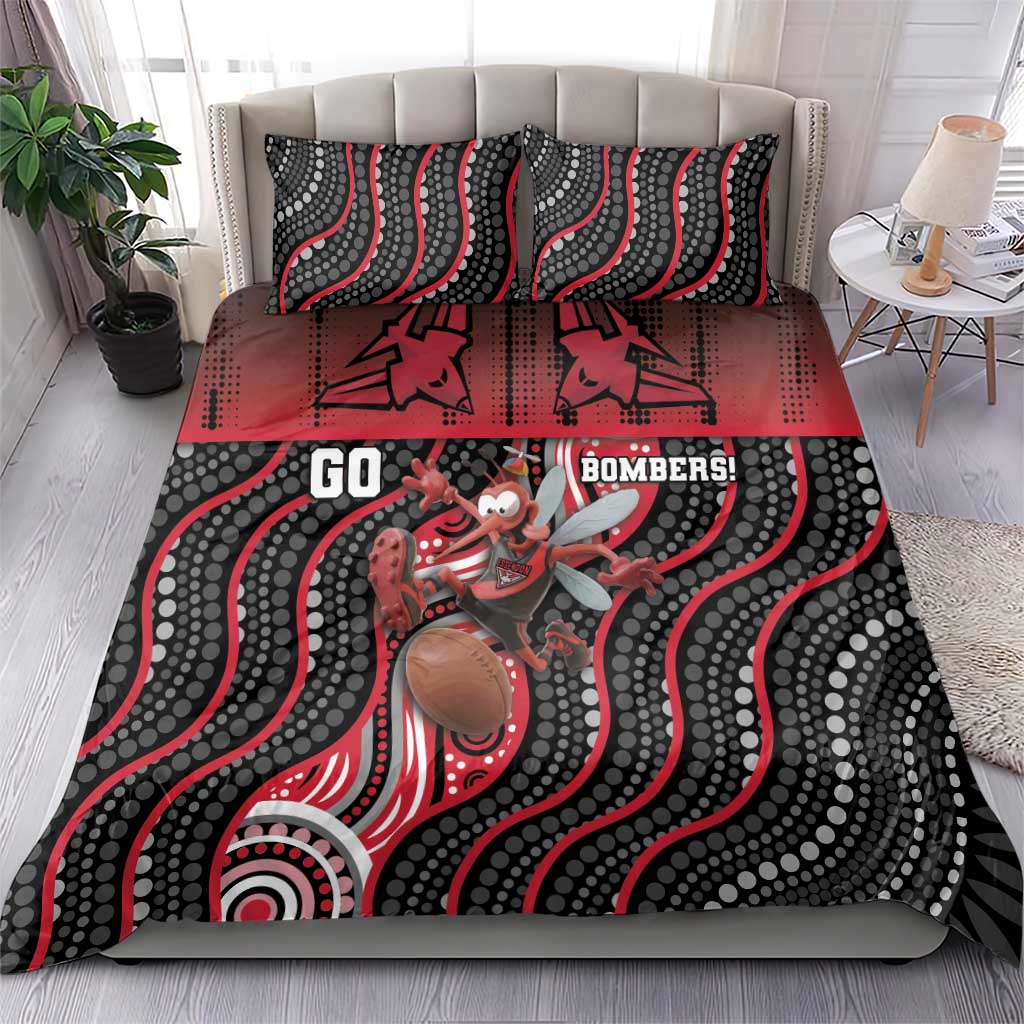 Essendon Go Bombers Bedding Set Don The Sash