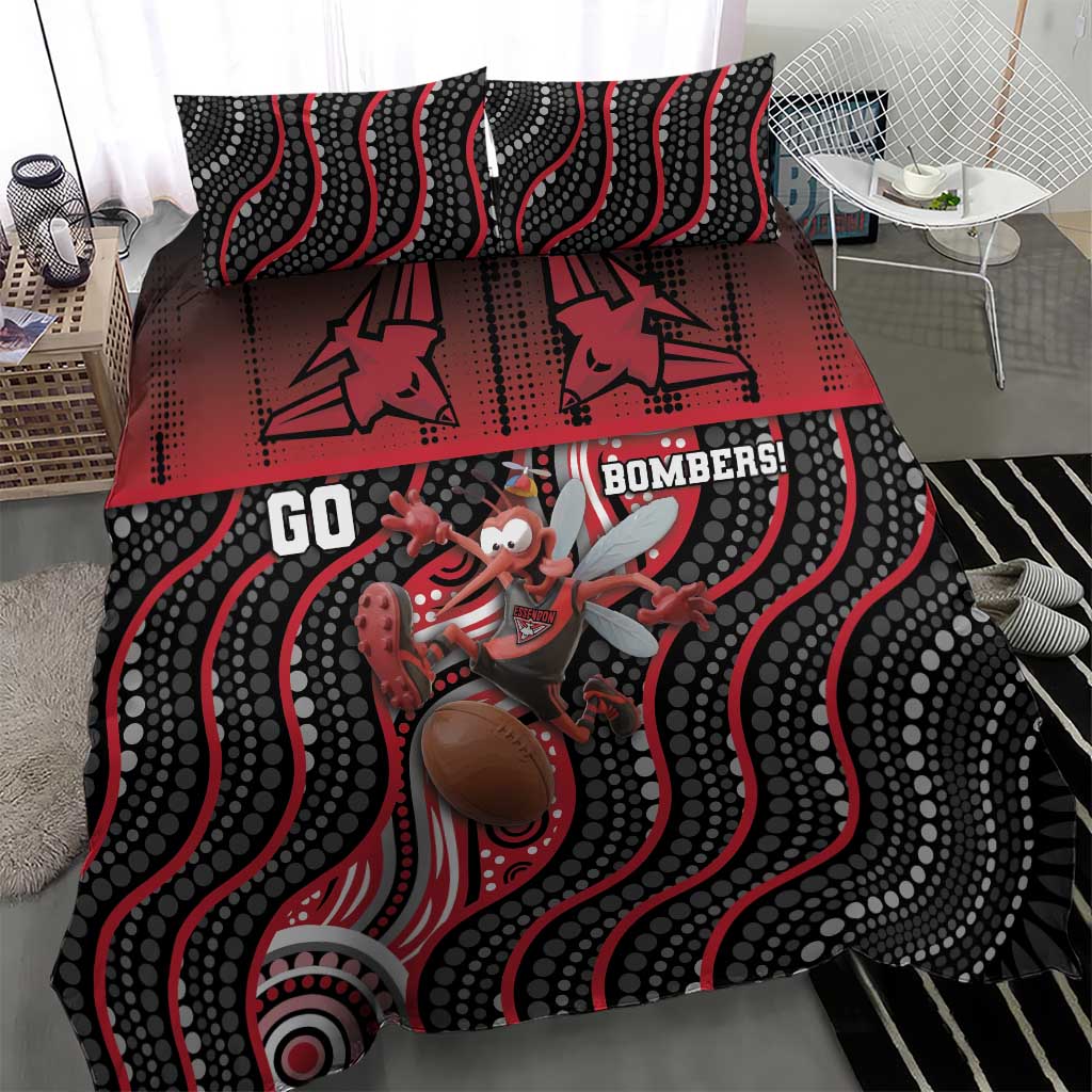 Essendon Go Bombers Bedding Set Don The Sash
