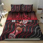 Essendon Go Bombers Bedding Set Don The Sash