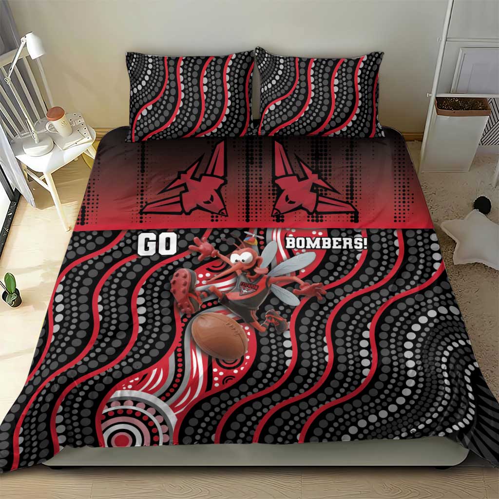 Essendon Go Bombers Bedding Set Don The Sash