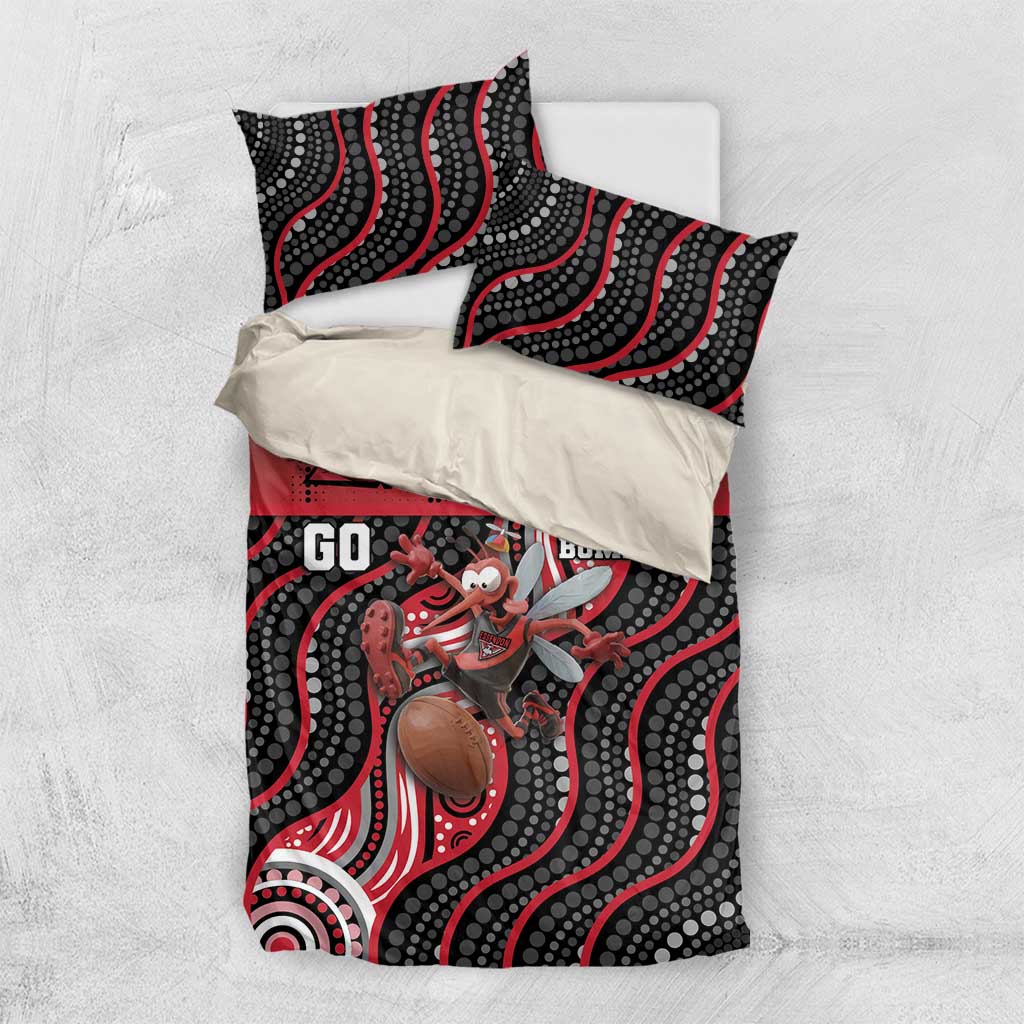 Essendon Go Bombers Bedding Set Don The Sash