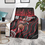 Essendon Go Bombers Blanket Don The Sash