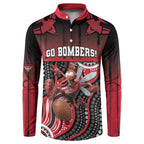 Custom Essendon Go Bombers Button Sweatshirt Don The Sash