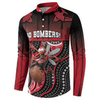 Custom Essendon Go Bombers Button Sweatshirt Don The Sash