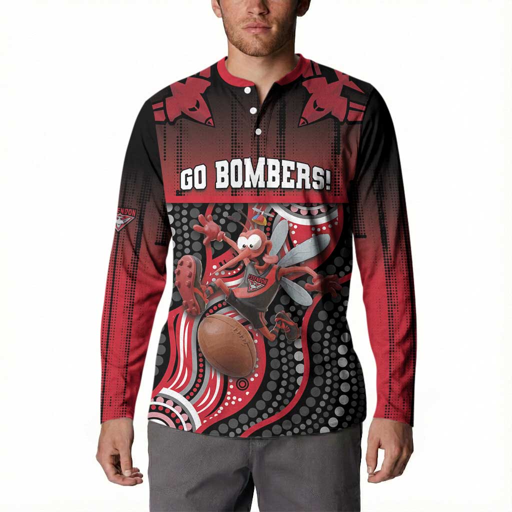 Custom Essendon Go Bombers Button Sweatshirt Don The Sash