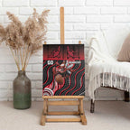 Essendon Go Bombers Canvas Wall Art Don The Sash