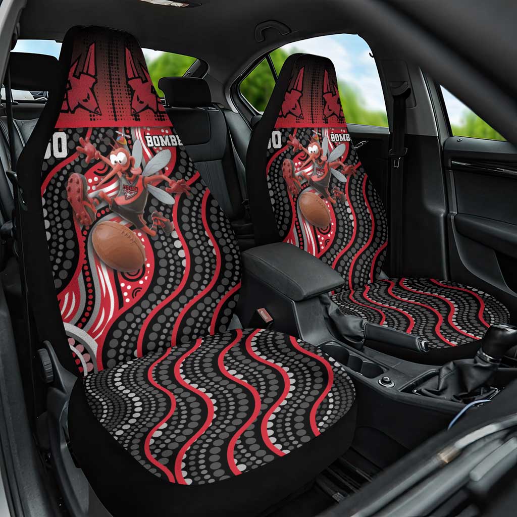 Essendon Go Bombers Car Seat Cover Don The Sash
