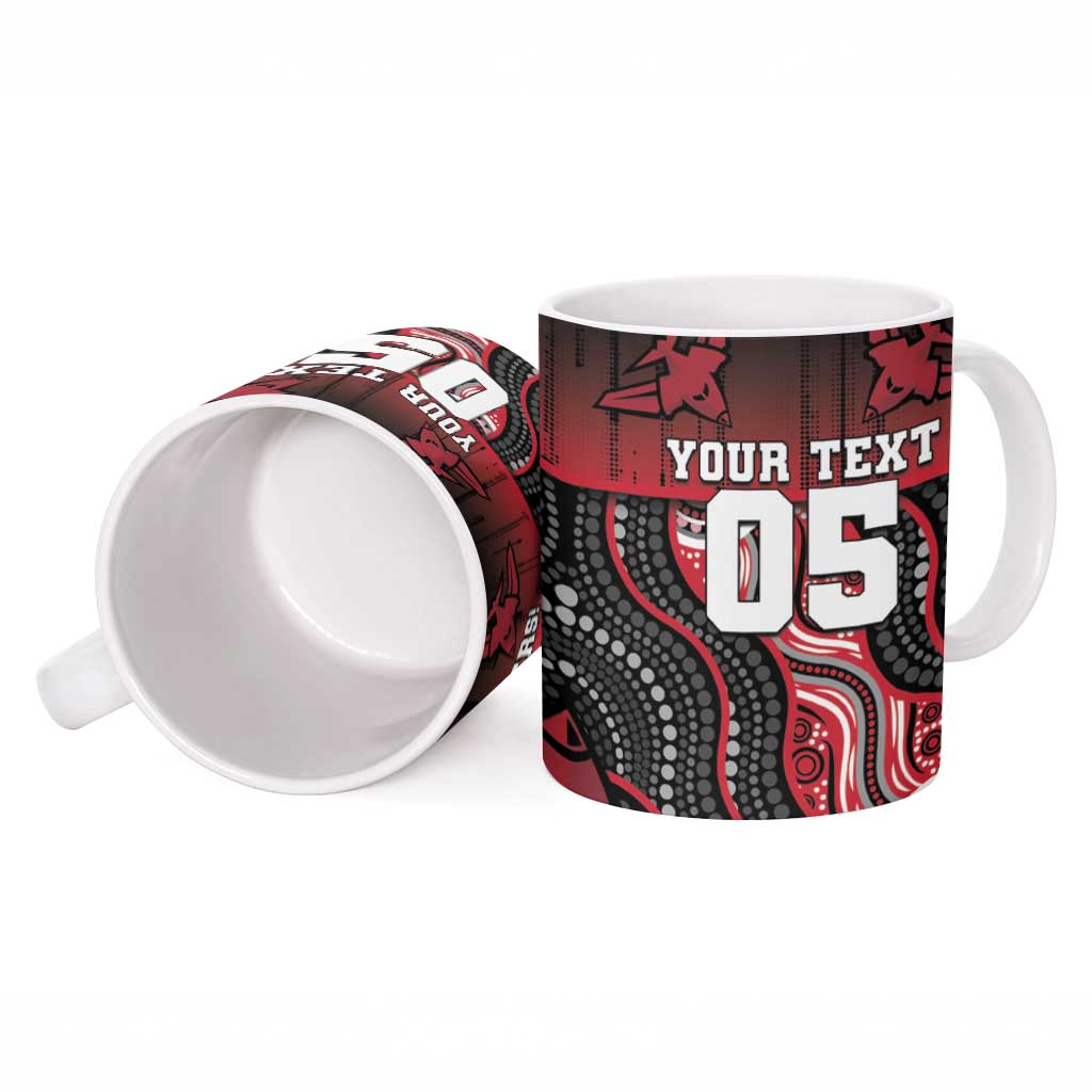 Custom Essendon Go Bombers Ceramic Mug Don The Sash