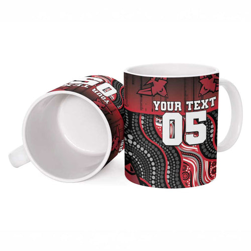 Custom Essendon Go Bombers Ceramic Mug Don The Sash