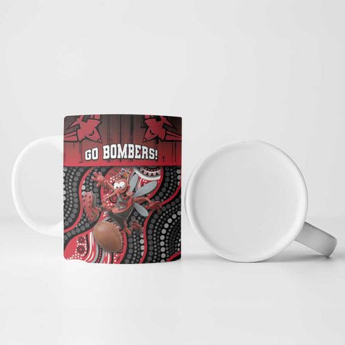 Custom Essendon Go Bombers Ceramic Mug Don The Sash