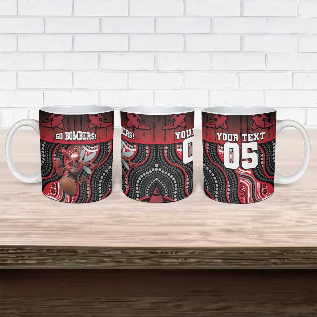 Custom Essendon Go Bombers Ceramic Mug Don The Sash