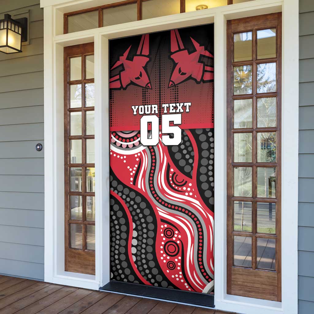 Custom Essendon Go Bombers Door Cover Don The Sash