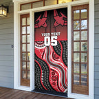 Custom Essendon Go Bombers Door Cover Don The Sash