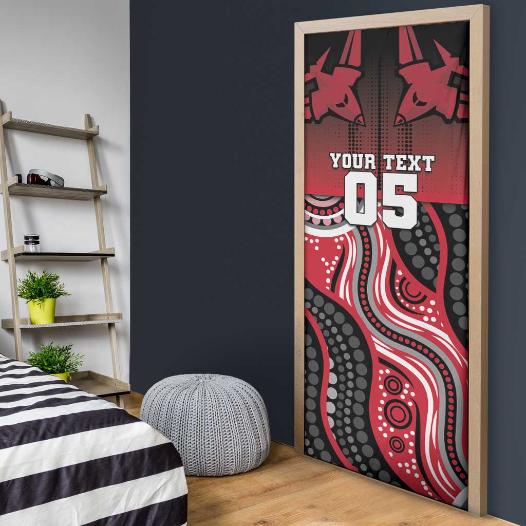 Custom Essendon Go Bombers Door Cover Don The Sash