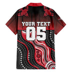 Custom Essendon Go Bombers Family Matching Mermaid Dress and Hawaiian Shirt Don The Sash