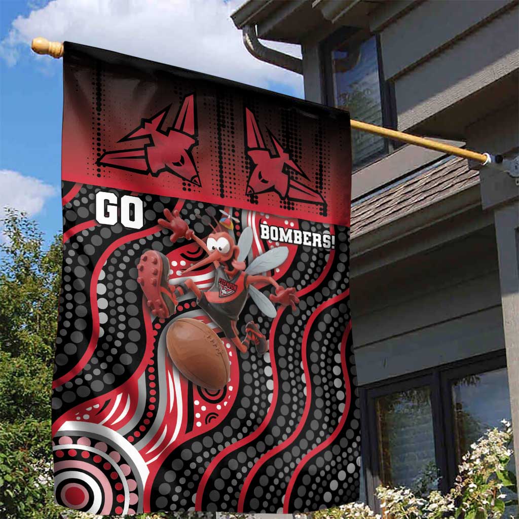 Essendon Go Bombers Garden Flag Don The Sash