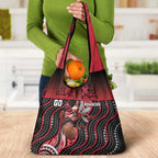 Essendon Go Bombers Grocery Bag Don The Sash