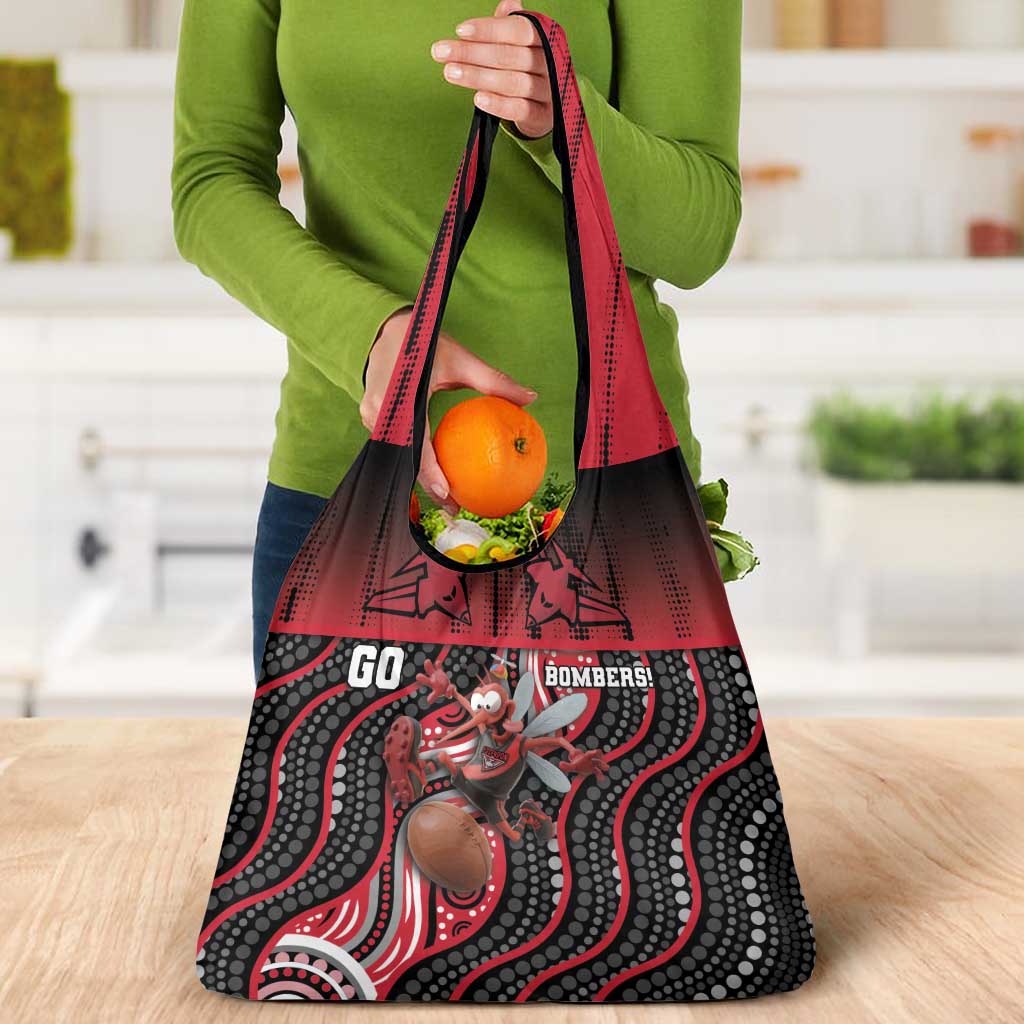 Essendon Go Bombers Grocery Bag Don The Sash
